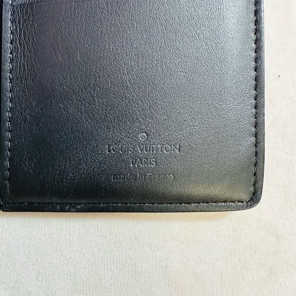 Louis Vuitton Black Dark Infinity Leather Brazza Large Bi-Fold Wallet Virgil Abl - Picture 11 of 15